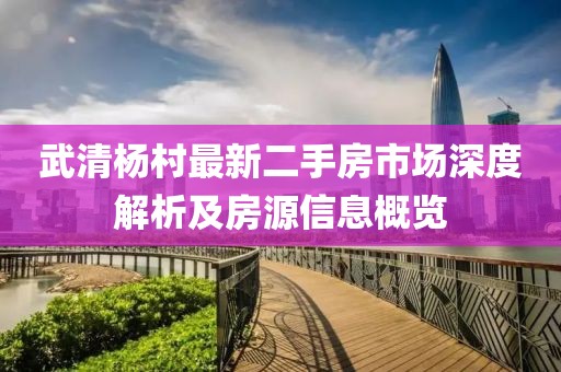 武清楊村最新二手房市場(chǎng)深度解析及房源信息概覽