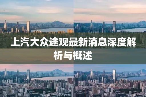 上汽大眾途觀最新消息深度解析與概述