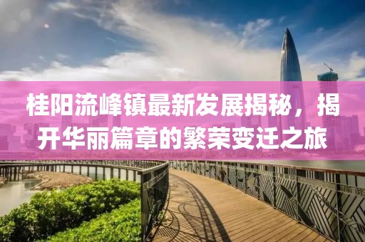 桂陽(yáng)流峰鎮(zhèn)最新發(fā)展揭秘，揭開(kāi)華麗篇章的繁榮變遷之旅