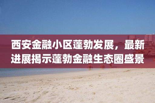 西安金融小區(qū)蓬勃發(fā)展，最新進(jìn)展揭示蓬勃金融生態(tài)圈盛景