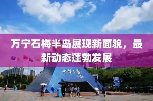 萬寧石梅半島展現(xiàn)新面貌，最新動(dòng)態(tài)蓬勃發(fā)展