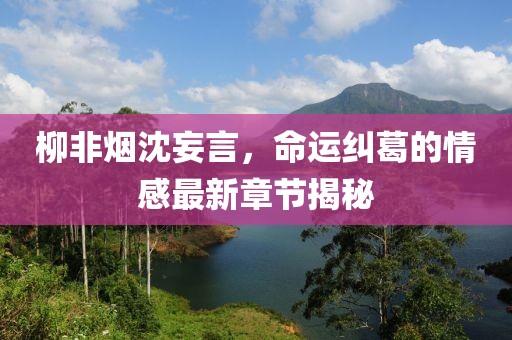柳非煙沈妄言，命運(yùn)糾葛的情感最新章節(jié)揭秘