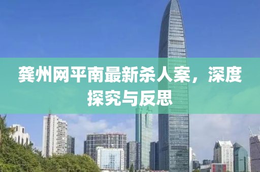 龔州網(wǎng)平南最新殺人案，深度探究與反思