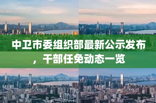 中衛(wèi)市委組織部最新公示發(fā)布，干部任免動態(tài)一覽