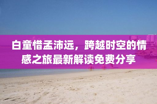 白童惜孟沛遠(yuǎn)，跨越時(shí)空的情感之旅最新解讀免費(fèi)分享