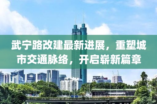 武寧路改建最新進展，重塑城市交通脈絡(luò)，開啟嶄新篇章