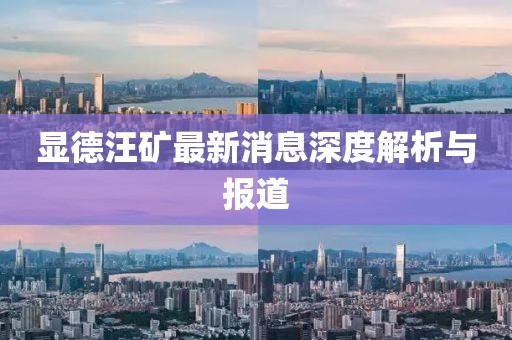 顯德汪礦最新消息深度解析與報道