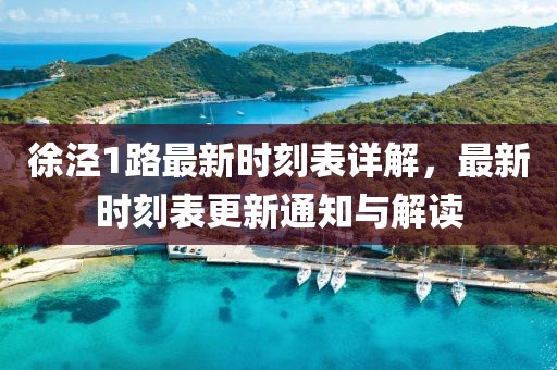 徐涇1路最新時(shí)刻表詳解，最新時(shí)刻表更新通知與解讀