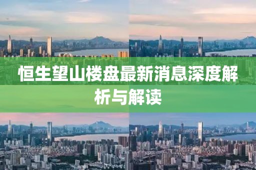 恒生望山樓盤最新消息深度解析與解讀