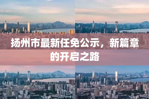 揚州市最新任免公示，新篇章的開啟之路