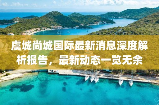 虞城尚城國際最新消息深度解析報告，最新動態(tài)一覽無余