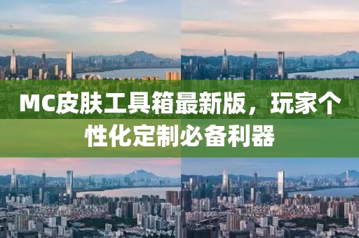 MC皮膚工具箱最新版，玩家個性化定制必備利器