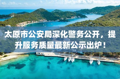 太原市公安局深化警務公開，提升服務質(zhì)量最新公示出爐！