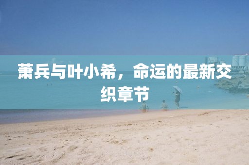 蕭兵與葉小希，命運(yùn)的最新交織章節(jié)