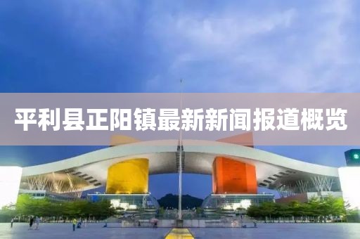 平利縣正陽鎮(zhèn)最新新聞報道概覽