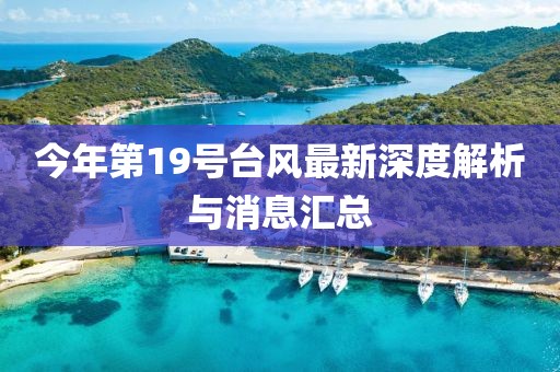 今年第19號(hào)臺(tái)風(fēng)最新深度解析與消息匯總