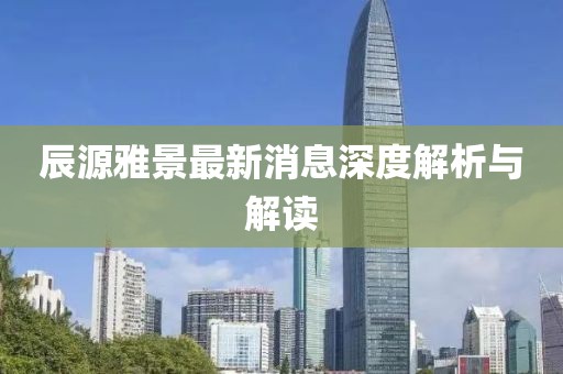 辰源雅景最新消息深度解析與解讀