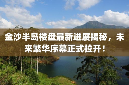 金沙半島樓盤最新進展揭秘，未來繁華序幕正式拉開！
