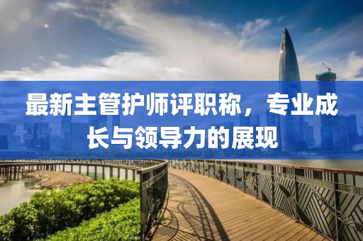 最新主管護(hù)師評(píng)職稱，專業(yè)成長(zhǎng)與領(lǐng)導(dǎo)力的展現(xiàn)