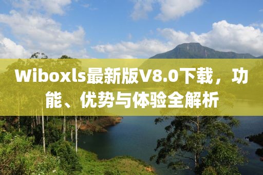 Wiboxls最新版V8.0下載，功能、優(yōu)勢(shì)與體驗(yàn)全解析