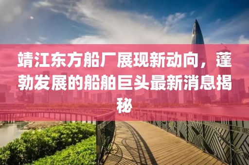 靖江東方船廠展現(xiàn)新動向，蓬勃發(fā)展的船舶巨頭最新消息揭秘