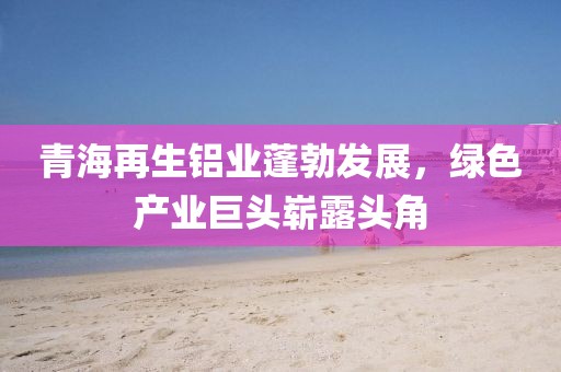 青海再生鋁業(yè)蓬勃發(fā)展，綠色產(chǎn)業(yè)巨頭嶄露頭角