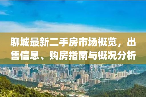 聊城最新二手房市場概覽，出售信息、購房指南與概況分析
