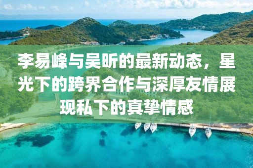 李易峰與吳昕的最新動(dòng)態(tài)，星光下的跨界合作與深厚友情展現(xiàn)私下的真摯情感