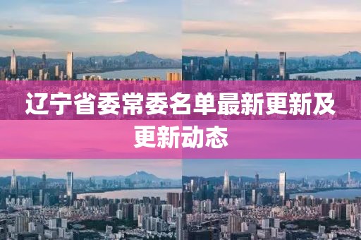 遼寧省委常委名單最新更新及更新動(dòng)態(tài)