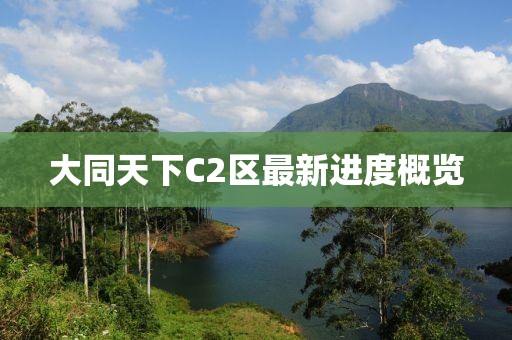 大同天下C2區(qū)最新進度概覽