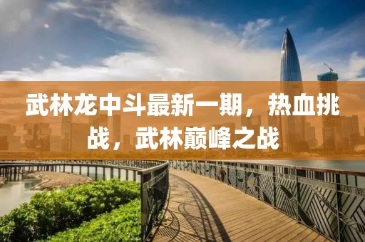 武林龍中斗最新一期，熱血挑戰(zhàn)，武林巔峰之戰(zhàn)