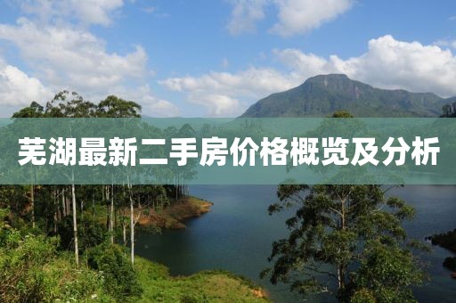 蕪湖最新二手房價格概覽及分析