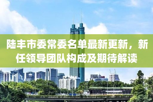 陸豐市委常委名單最新更新，新任領(lǐng)導(dǎo)團(tuán)隊(duì)構(gòu)成及期待解讀