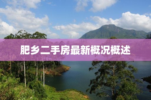 肥鄉(xiāng)二手房最新概況概述