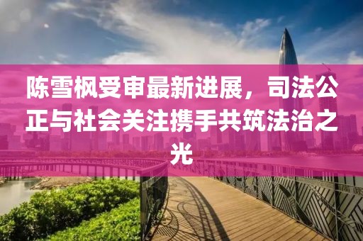陳雪楓受審最新進展，司法公正與社會關(guān)注攜手共筑法治之光