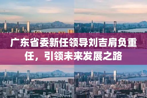 廣東省委新任領(lǐng)導(dǎo)劉吉肩負(fù)重任，引領(lǐng)未來發(fā)展之路