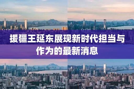 援疆王延?xùn)|展現(xiàn)新時代擔(dān)當(dāng)與作為的最新消息