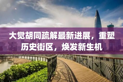 大覺胡同疏解最新進(jìn)展，重塑歷史街區(qū)，煥發(fā)新生機(jī)