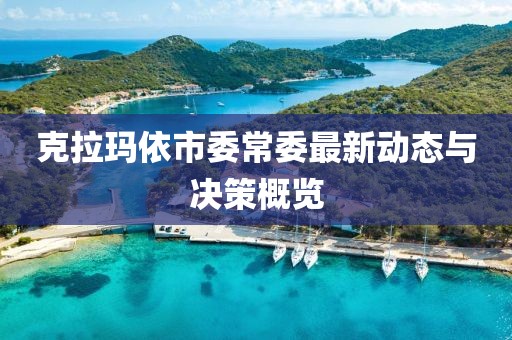 克拉瑪依市委常委最新動(dòng)態(tài)與決策概覽