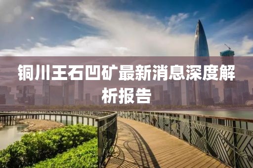 銅川王石凹礦最新消息深度解析報告