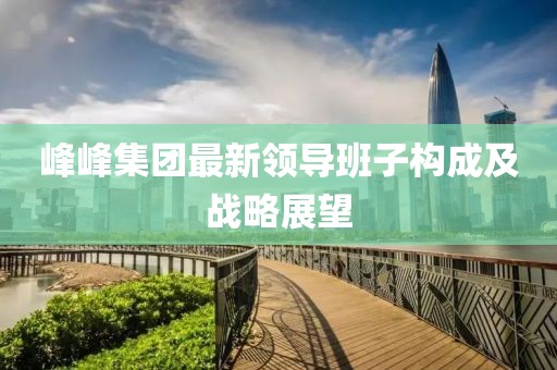 峰峰集團最新領(lǐng)導(dǎo)班子構(gòu)成及戰(zhàn)略展望