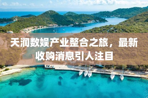 天潤數(shù)娛產(chǎn)業(yè)整合之旅，最新收購消息引人注目