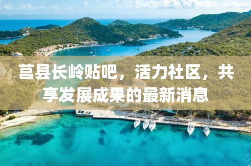 莒縣長嶺貼吧，活力社區(qū)，共享發(fā)展成果的最新消息