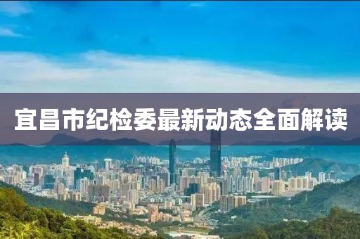 宜昌市紀(jì)檢委最新動態(tài)全面解讀