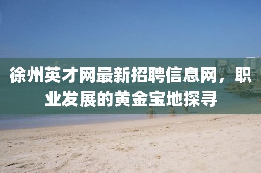 徐州英才網(wǎng)最新招聘信息網(wǎng)，職業(yè)發(fā)展的黃金寶地探尋