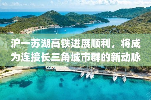 滬一蘇湖高鐵進(jìn)展順利，將成為連接長三角城市群的新動(dòng)脈