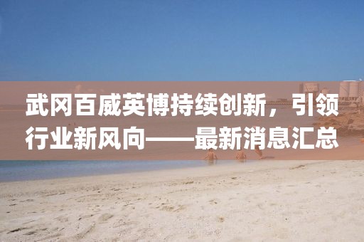 武岡百威英博持續(xù)創(chuàng)新，引領(lǐng)行業(yè)新風(fēng)向——最新消息匯總