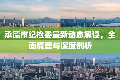 承德市紀(jì)檢委最新動態(tài)解讀，全面梳理與深度剖析