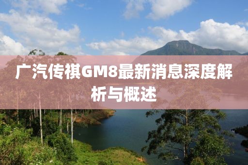 廣汽傳祺GM8最新消息深度解析與概述