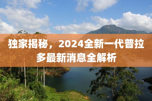 獨(dú)家揭秘，2024全新一代普拉多最新消息全解析